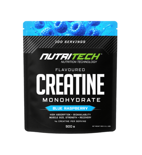 NUTRITECH CREATINE MONOHYDRATE - FLAVORED - 100 Servings (500g)