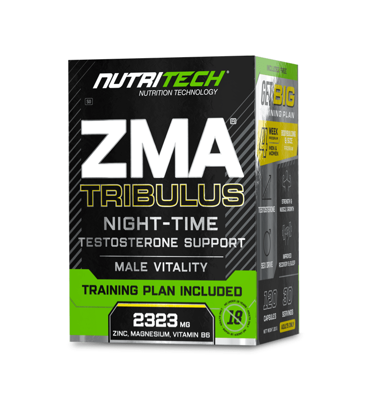 nutritech zma tribulus night time testosterone supplement