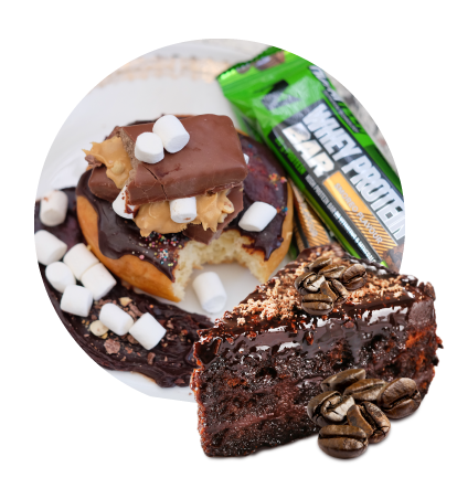 WHEY PROTEIN BAR - CHOCOLATE MOCHA - Brownie Feature