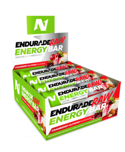 ENDURADE RAW Energy Bar - Box of 12 - Cranberry Almond