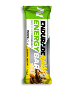 ENDURADE RAW Energy Bar - No Preservatives - Banana and Almond
