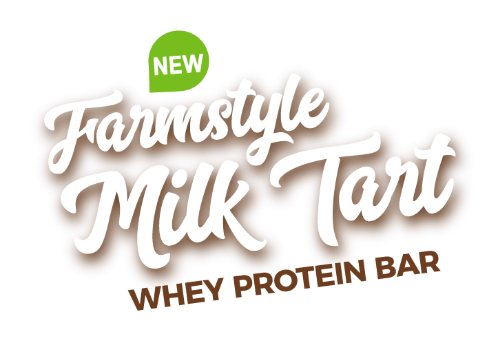 Farmstyle Milk Tart Whey Protein Bar Logo