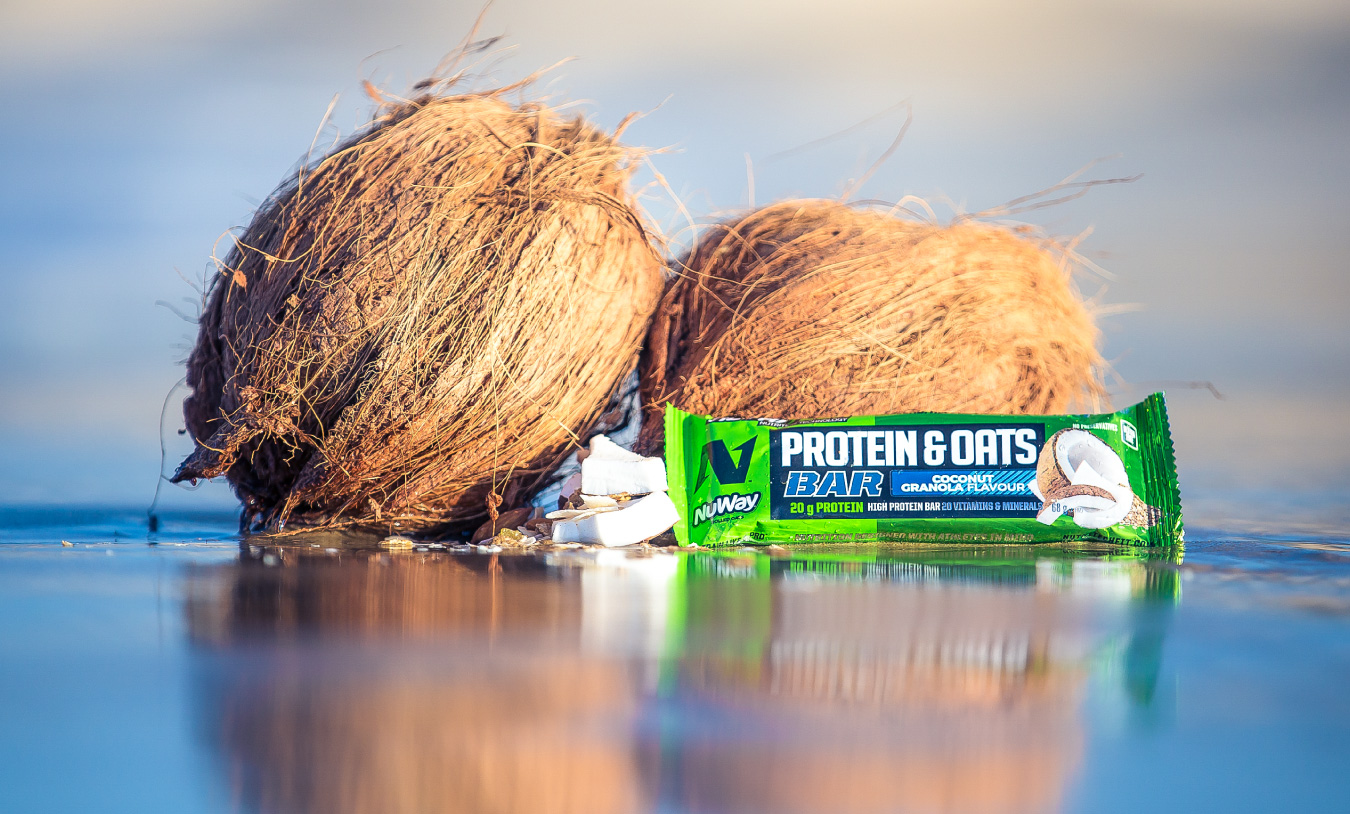 PROTEIN & OATS BAR COCONUT GRANOLA - With real Coconut Pieces