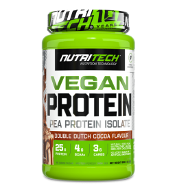 Vegan Protein - Single Source Pea protein Isolate - 908g - Cocoa Dutch Chocolate Flavour
