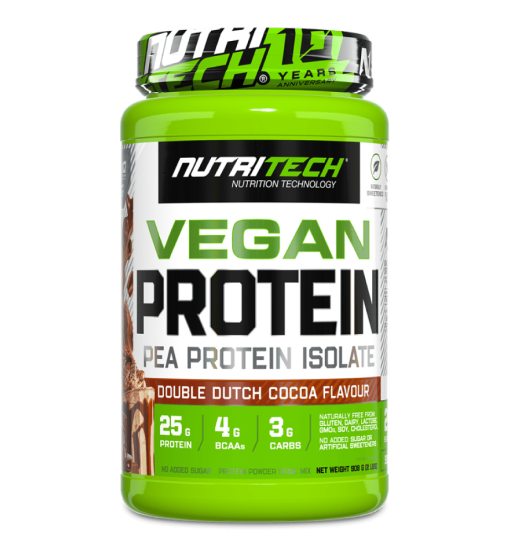 Vegan Protein - Single Source Pea protein Isolate - 908g - Cocoa Dutch Chocolate Flavour