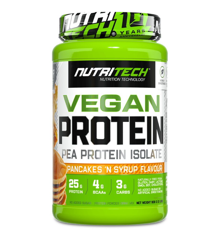 Vegan Protein - Single Source Pea protein Isolate - 908g - Pancakes n Syrup