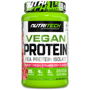 Vegan Protein - Single Source Pea protein Isolate - 908g - Forest Fresh Strawberry Flavour