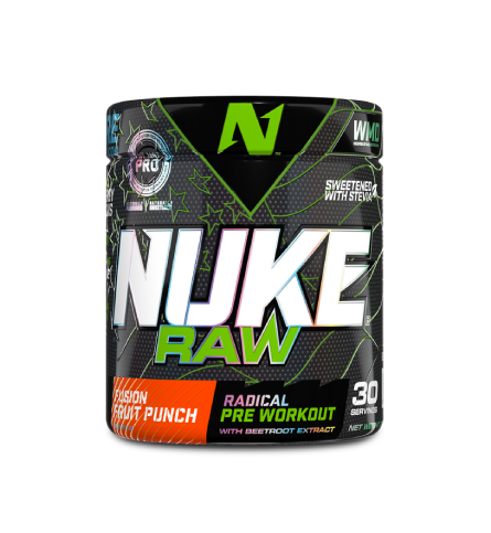 NUKE RAW - Clean Pre-Workout - Fusion Fruit