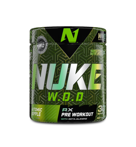 NUKE WOD RX Pre-Workout - CrossFit Pre-Workout - Atomic Apple Flavour