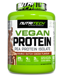 Vegan Protein - Single Source Pea protein Isolate - 2Kg - Cocoa Dutch Chocolate Flavour