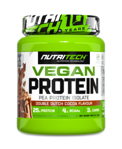 Vegan Protein - Single Source Pea protein Isolate - 500g - Cocoa Dutch Chocolate Flavour