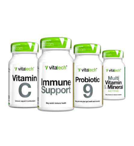 Vitatech - Vitamin C, Immune Support, Probiotic 9, Multivitamin