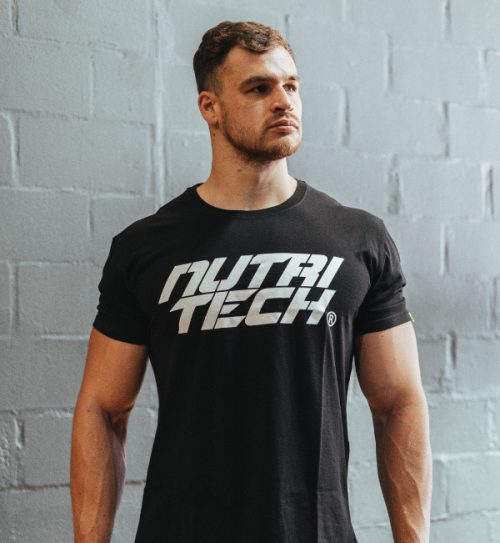 NT STACK TEE MEN'S BLACK