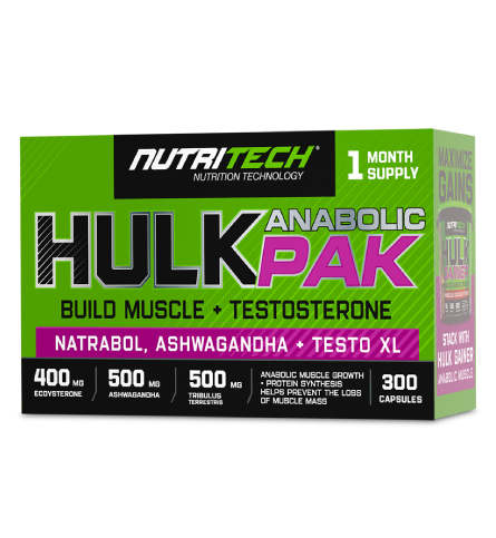 HULK Pak - Testo XL, Ashwagandha and Beta-Ecdysterone