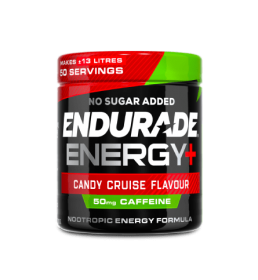 ENDURADE Energy+ Powder - Nootropic Energy Formula - Candy Cruise Flavour