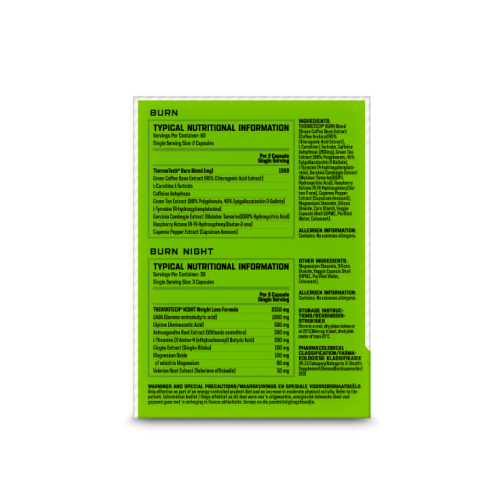 nutritech ThermoTech Day and Night Fat Burning Pack