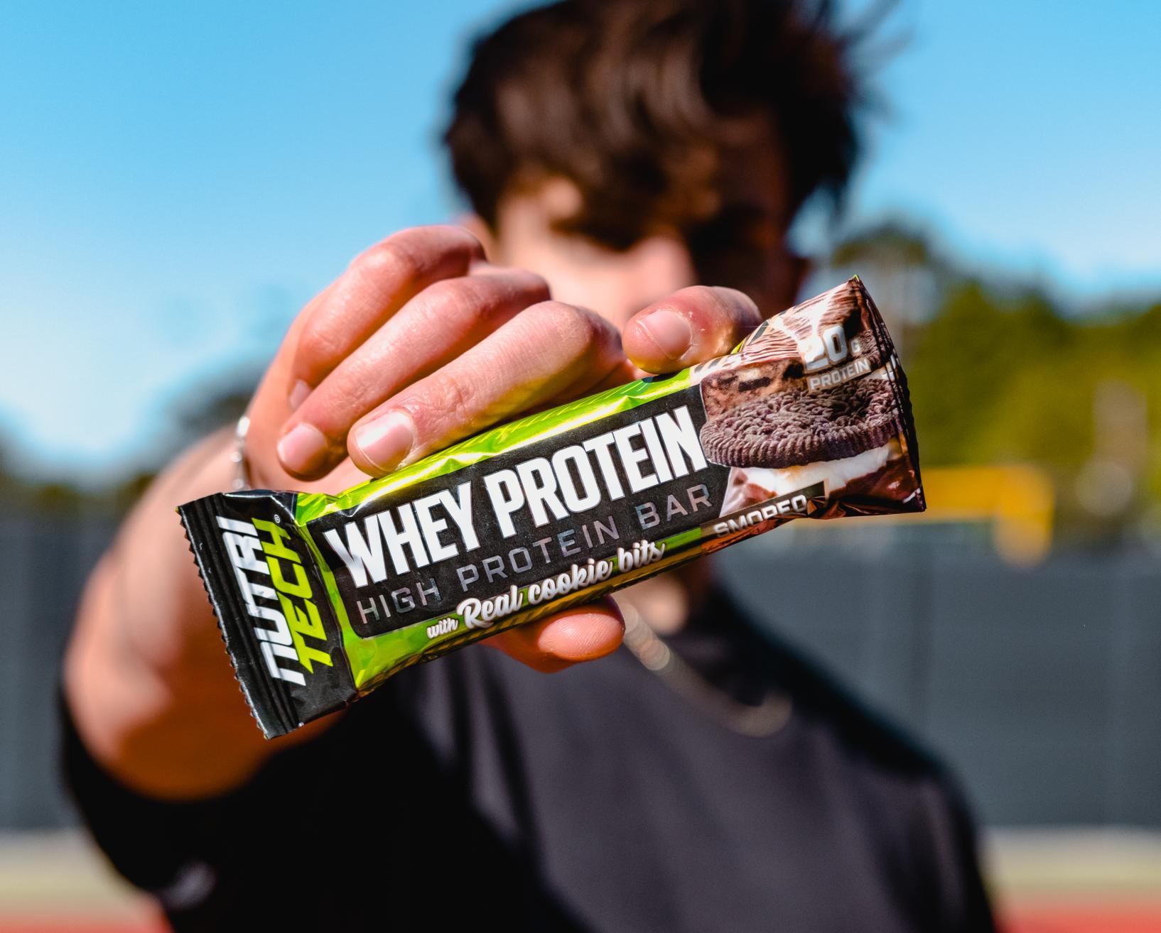 Whey protein bar with Apollo