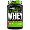 NutriTech Premium Whey Protein 908g tub, chocolate milk flavour