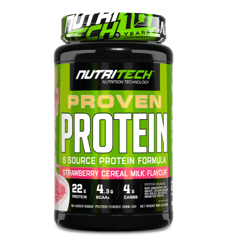 nutritech proven protein strawberry cereal milk