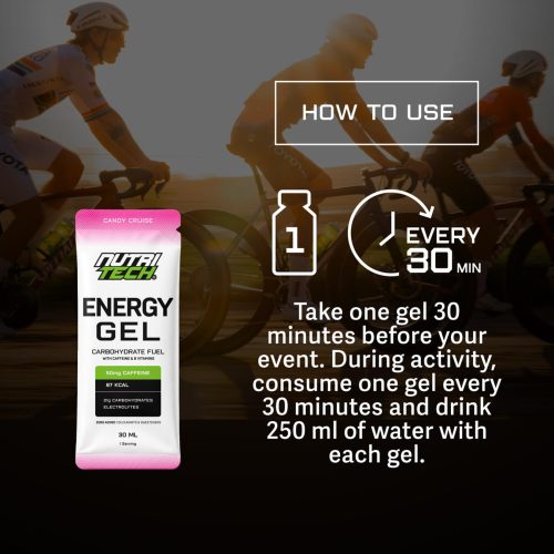 NutriTech-Sports-Gel-9 ENERGY GEL WITH CAFFEINE 30ml