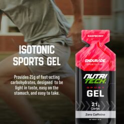 NUTRITECH Sport Energy Gel zero caffeine isotonic sports gel for hyrox