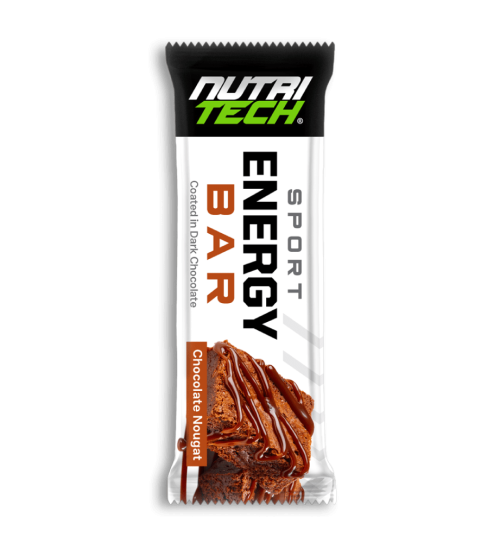 Nutritech sport energy bar chocolate nougat