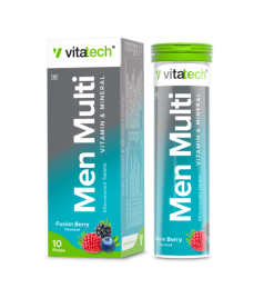 vitatech men multi vitamin and mineral effervescent