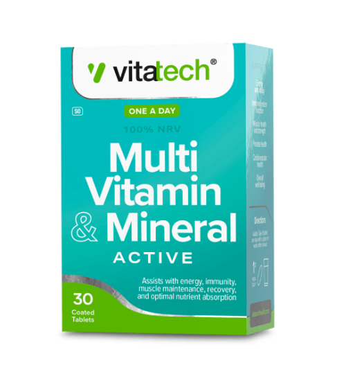 VITATECH MULTIVITAMIN AND MINERAL ACTIVE TABLETS