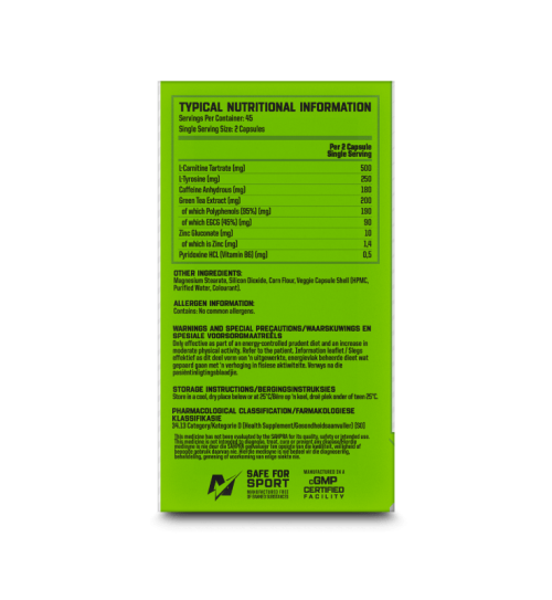 nutritech burn xs fat burner