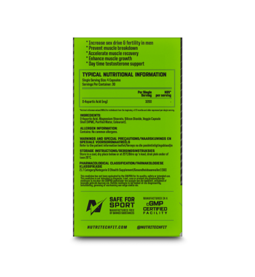 nutritech daa alpha supplement