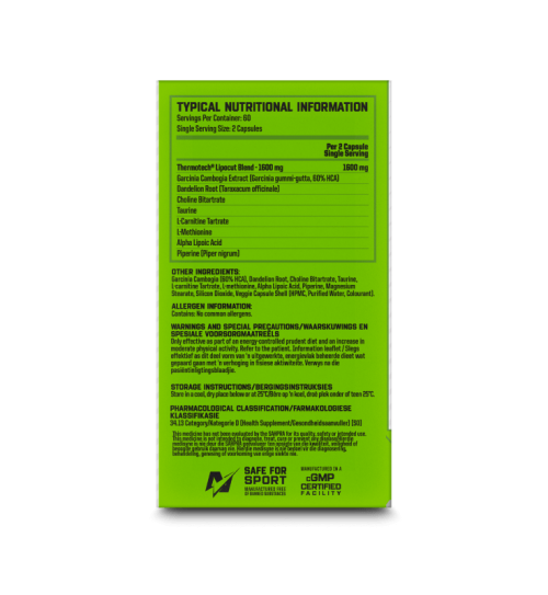 nutritech lipocut night time fat burner