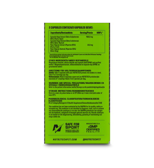 nutritech natrabol beta ecdysterone capsules