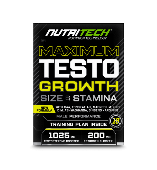 nutritech testo growth size and stamina men