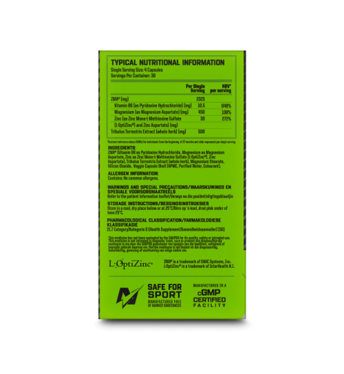 nutritech zma tribulus night time testosterone supplement