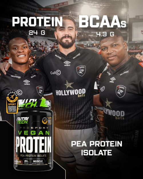 NUTRITECH PROSPORT VEGAN PROTEIN INFORMED SPORT TESTED 908g - 28 Servings