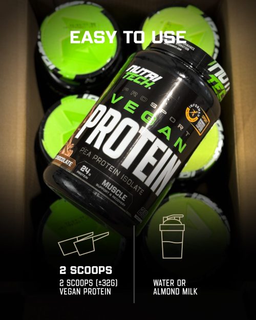 NUTRITECH PROSPORT VEGAN PROTEIN INFORMED SPORT TESTED 908g - 28 Servings