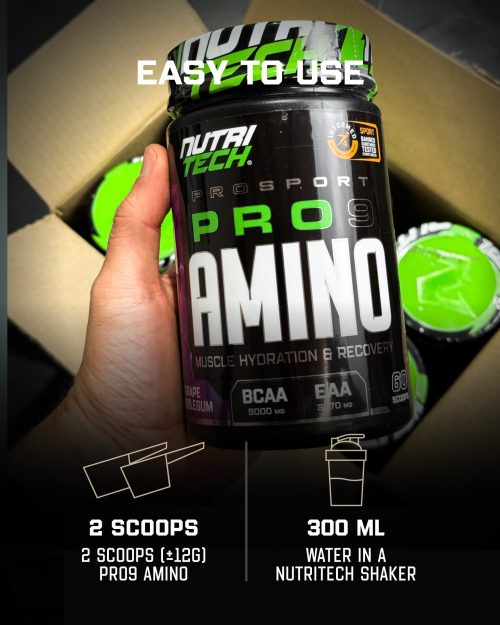 NUTRITECH PROSPORT PRO9 AMINO INFORMED SPORT TESTED 360g (12.7Oz)