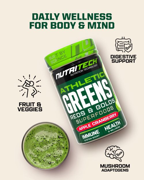 NUTRITECH ATHLETIC GREENS 330g (0.7lbs)