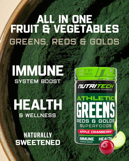 NUTRITECH ATHLETIC GREENS 330g (0.7lbs)