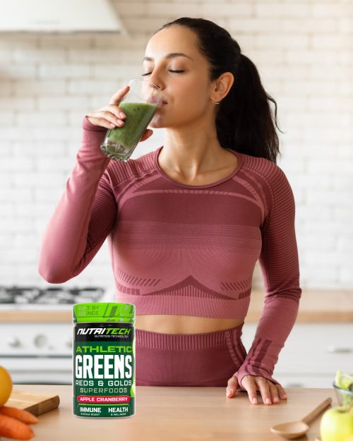 NUTRITECH ATHLETIC GREENS 330g (0.7lbs)