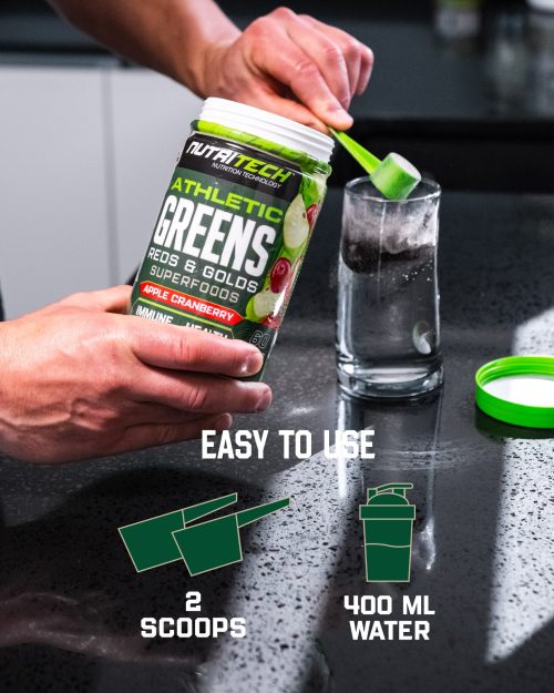 NUTRITECH ATHLETIC GREENS 330g (0.7lbs)