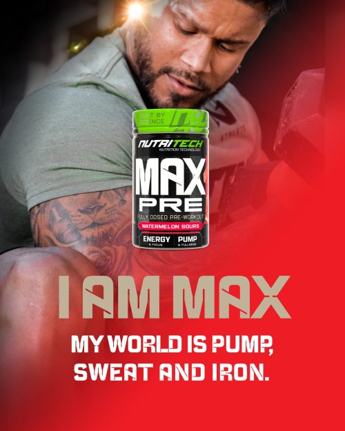 NUTRITECH MAX PRE WORKOUT 450g