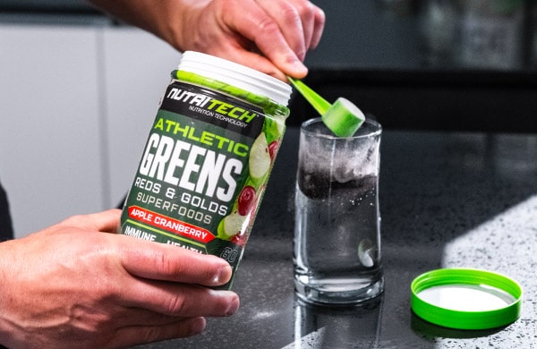 nutritech greens athletic greens powder greens reds golds superfood