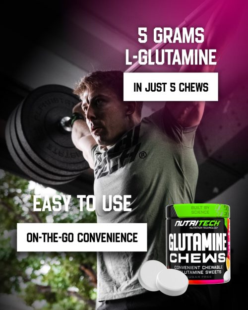 NUTRITECH GLUTAMINE CHEWS 400g (90 Chews)