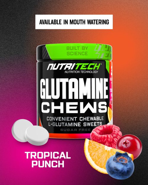 NUTRITECH GLUTAMINE CHEWS 400g (90 Chews)