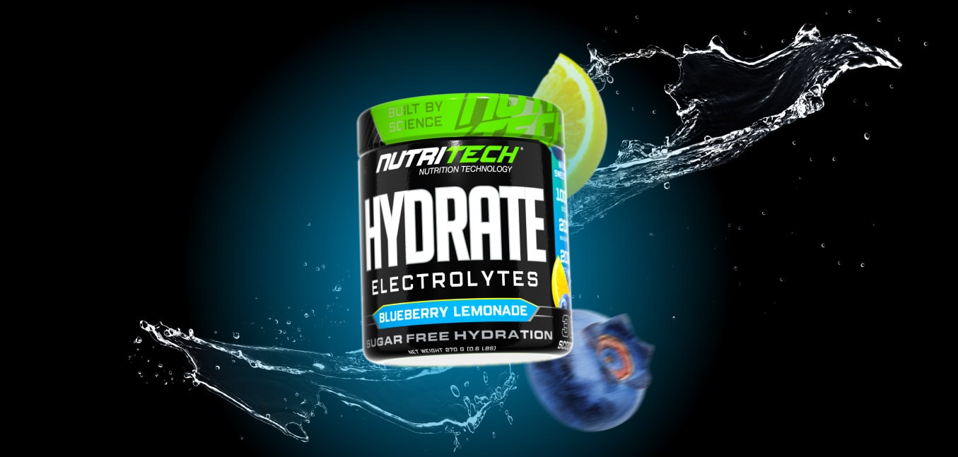 Nutritech-hydrate electrolytes sugar free naturally sweetened
