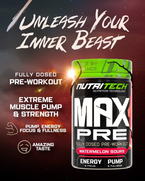 NUTRITECH MAX PRE WORKOUT 450g