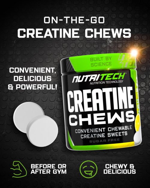 NUTRITECH CREATINE CHEWS 400g (90 Chews)