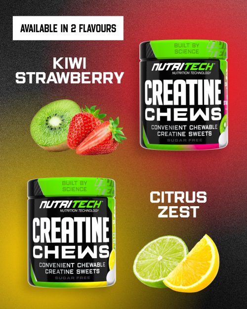 NUTRITECH CREATINE CHEWS 400g (90 Chews)