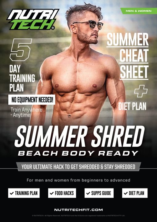 nutritech summer shred guide